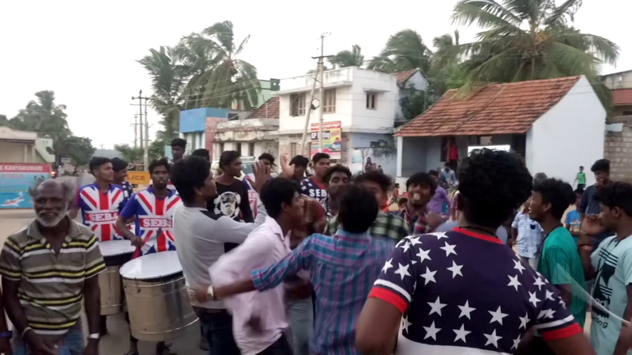 Wedding dance near kovalam church