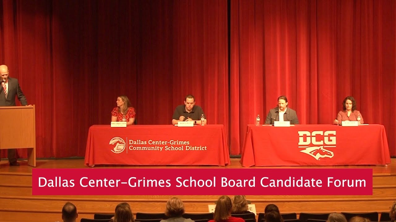 Dallas Center-Grimes School Board Candidate Forum - Monday, April 3