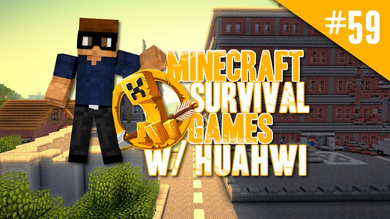 Minecraft Survival Games w/ Huahwi #59: Naked Challenge!