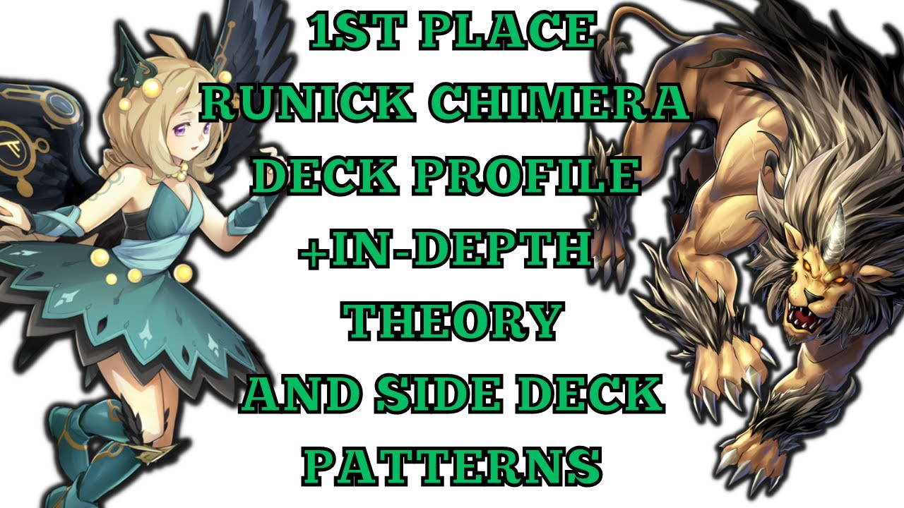 1ST PLACE RUNICK CHIMERA IN-DEPTH DECK PROFILE + SIDE DECK PATTERNS! #yugioh