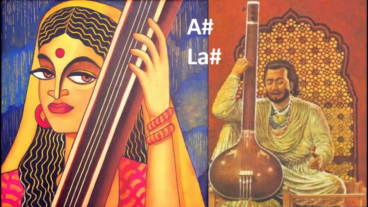 Tanpura drone in A# (bordone in LA#)