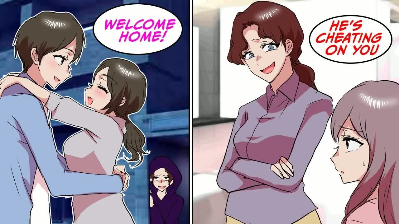 【RomCom】My mean senior colleague tells my girlfriend that I'm cheating on her【Manga Dub】