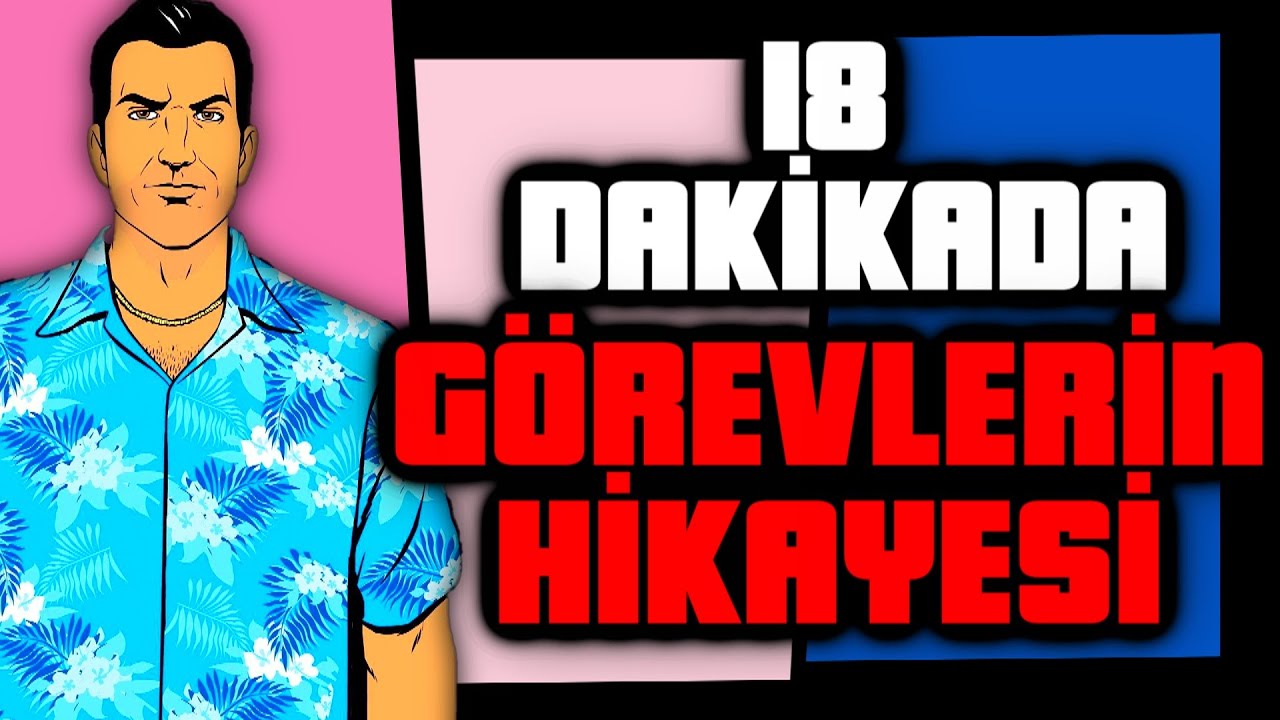 18 DAKİKADA | GTA: Vice City TÜM GÖREVLERİ HİKAYESİ