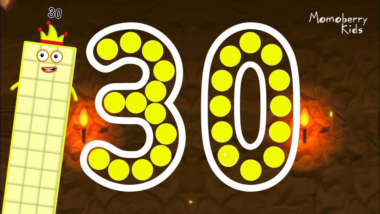 Numberblocks 30 Magic Run - Numberblocks Thirty Adventure | Number Counting Go Explore