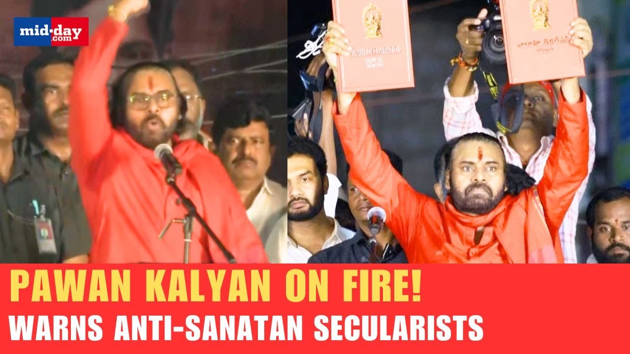 Pawan Kalyan's fiery speech on Tirupati Laddoo row, calls himself 'Unapologetic Sanatani Hindu'