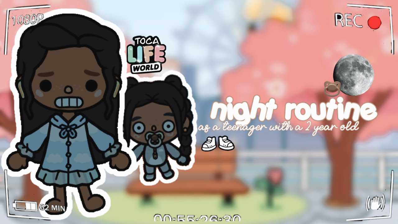 My night routine, as a teen mom. ||*VOICED!!*|| Toca life world roleplay. ||