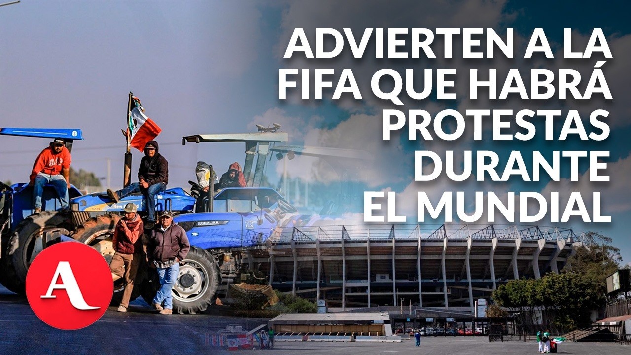 Campesinos y transportistas advierten a la FIFA que habrá protestas durante el Mundial