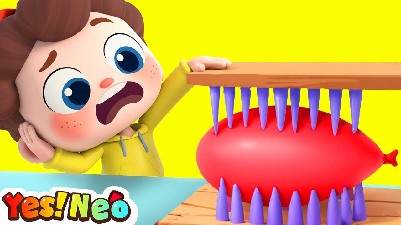Balloon Pop Song | Educational | Learn Science for Kids | Nursery Rhymes & Kids Songs | Yes! Neo