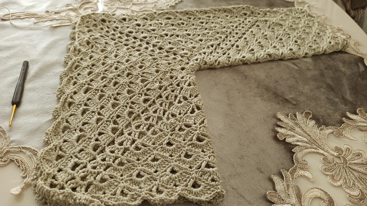 yazlık,baharlık altıgen midye model,bohem hırka (part 1)