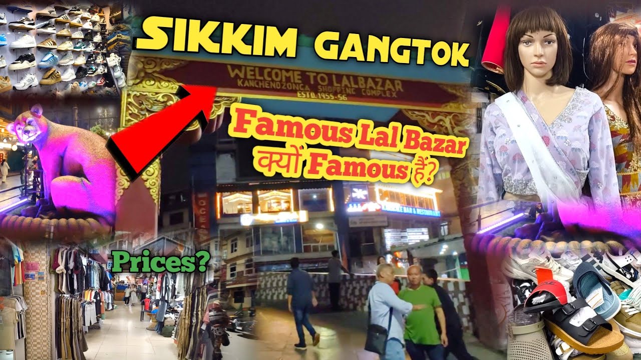 Exploring Gangtok’s Lal Bazar 🛍 | MG Marg to Lal Bazar Walk l  Gangtok Shopping Market। Mg Marg।