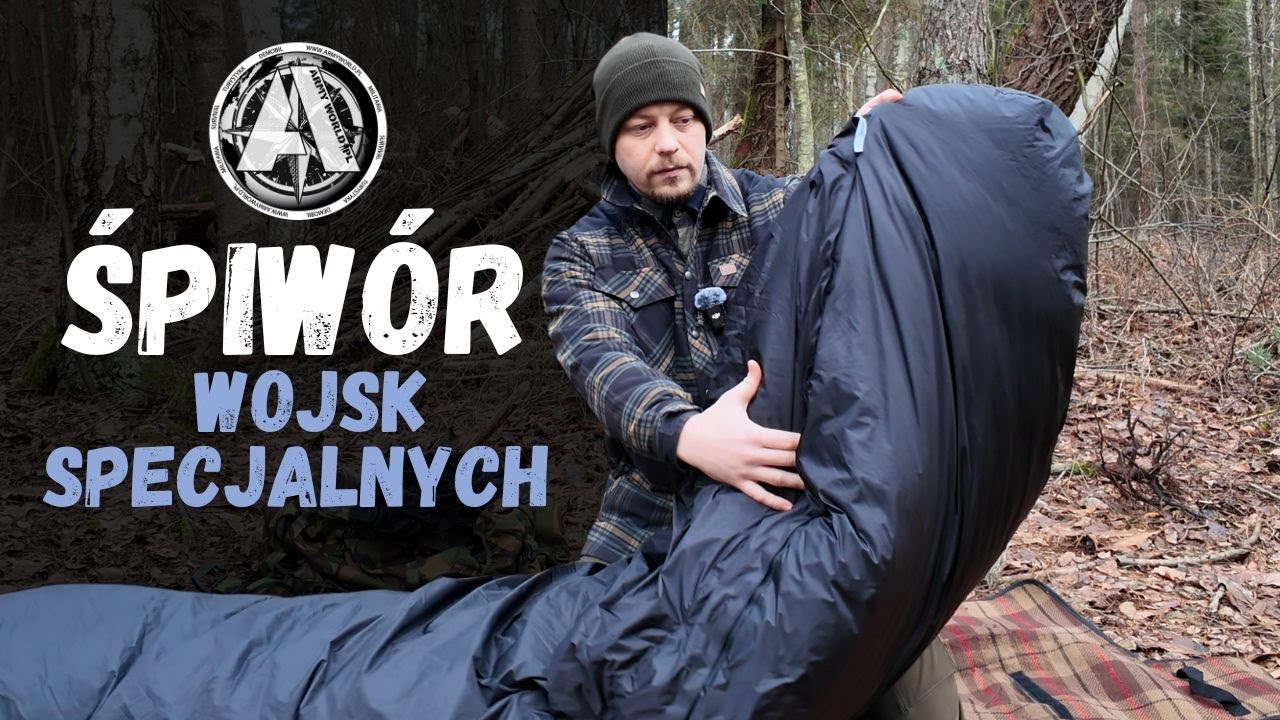 Puchowy Śpiwór Wojsk Specjalnych na POTĘŻNE MROZY | Bundeswehr KSK CARINTHIA