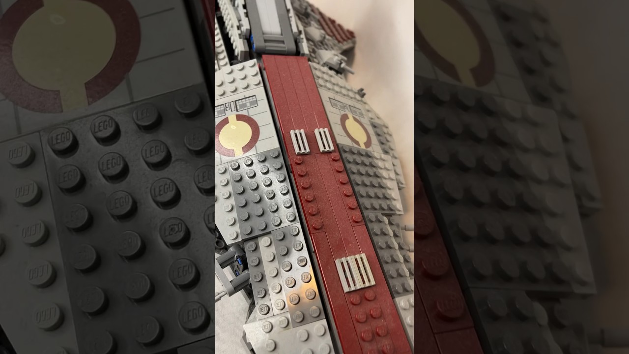 Time to clean the #LEGO Venator with Clean My Bricks! #StarWars #CloneWars #Dust #Clean #Venator