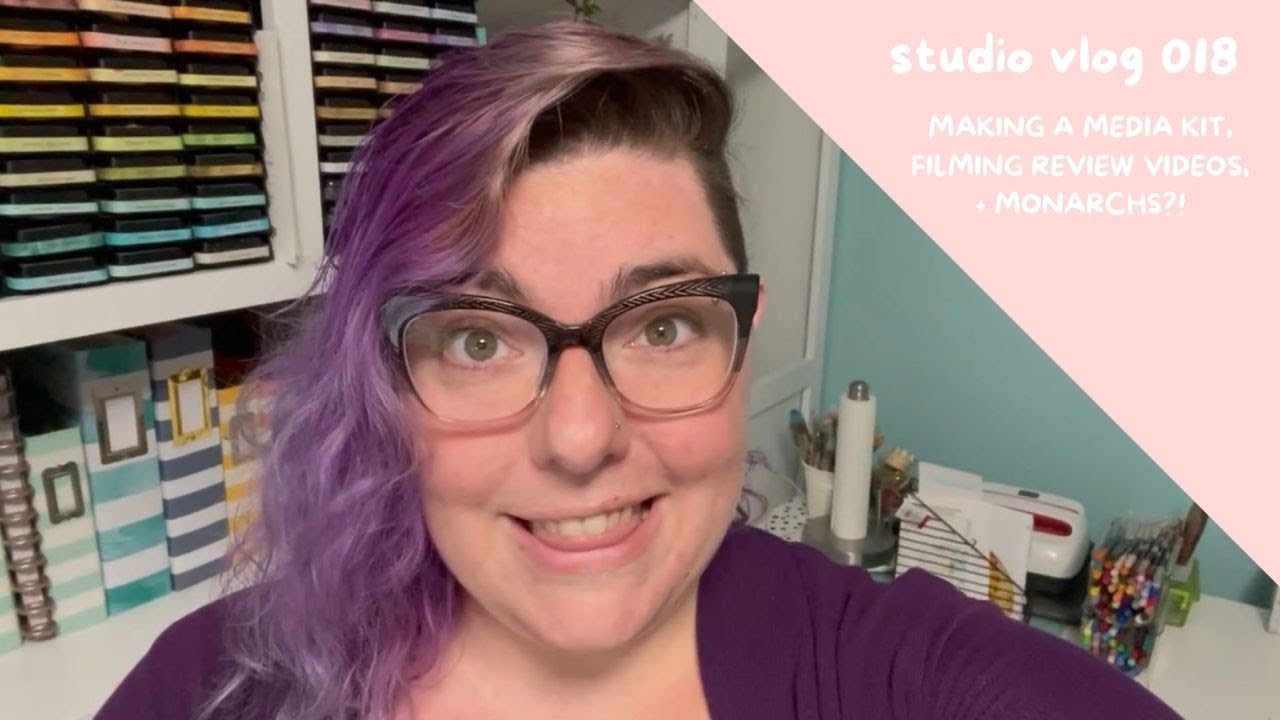 Studio Vlog 018 Media Kit, Filming for Arteza, and Monarchs