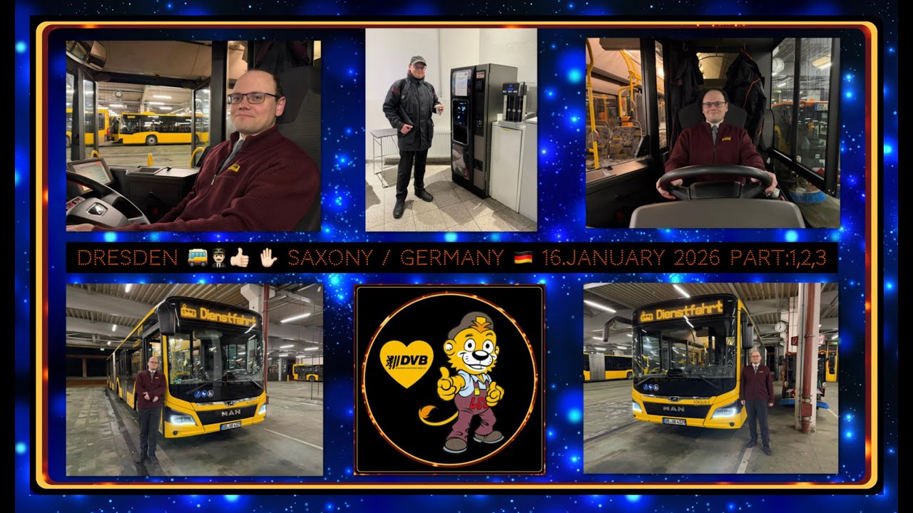 03.02...Happy Birthday Eric / Dresdner Buslinie EV2/7 mit dem Busfahrer Eric /16.01.2026 /Teil:1,2,3