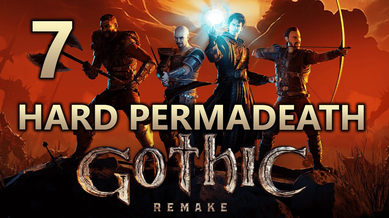Gothic 1 Remake Walkthrough Part 7 (Hard, Permadeath, Old Camp)