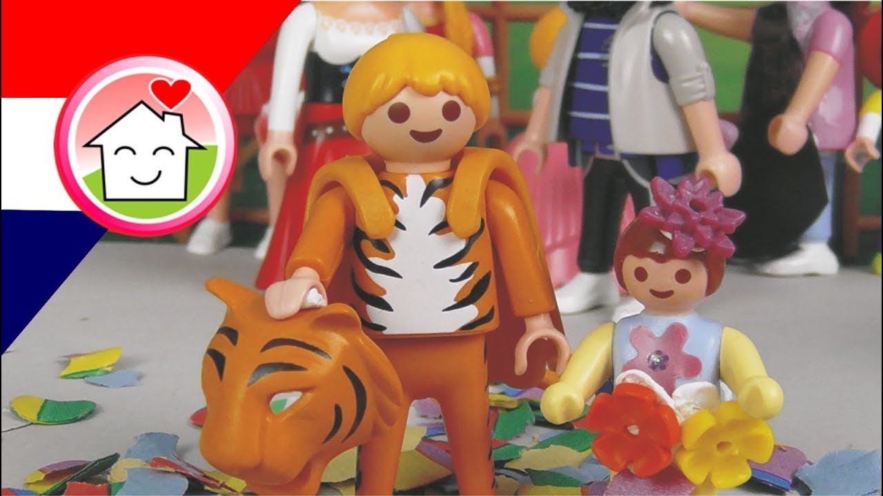 Playmobil filmpje Nederlands Carnavalstoet - Carnaval - Familie Huizer Films voor kinderen