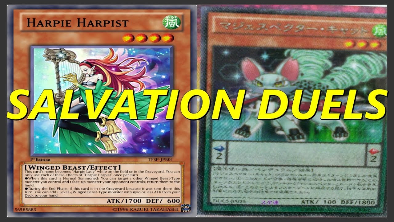 Yu-Gi-Oh Salvation Duels - Harpie Lady and Majespecters