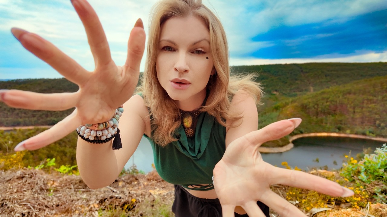 ASMR FAST Aggressive Reiki Outdoors, Energy Plucking, Pulling & Clearing (No Talking)