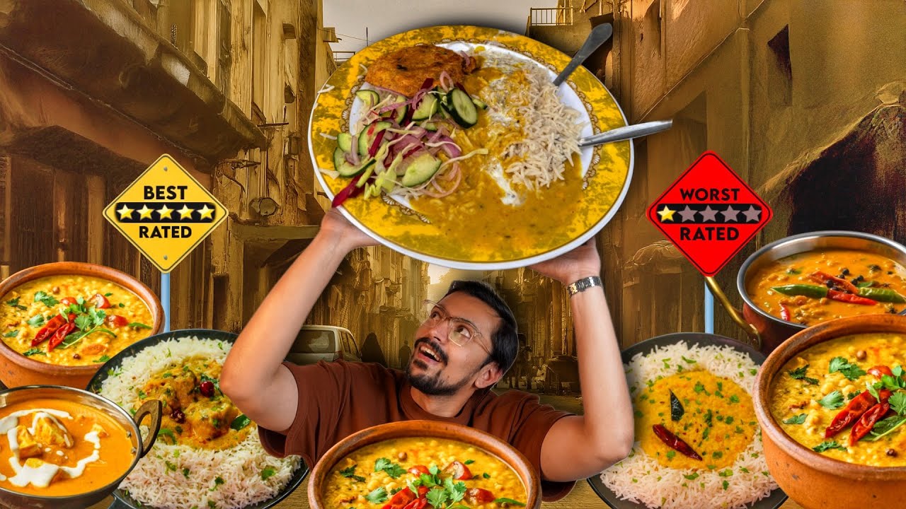 Trying Every Daal Chawal In Lahore - Worst To Best Rated