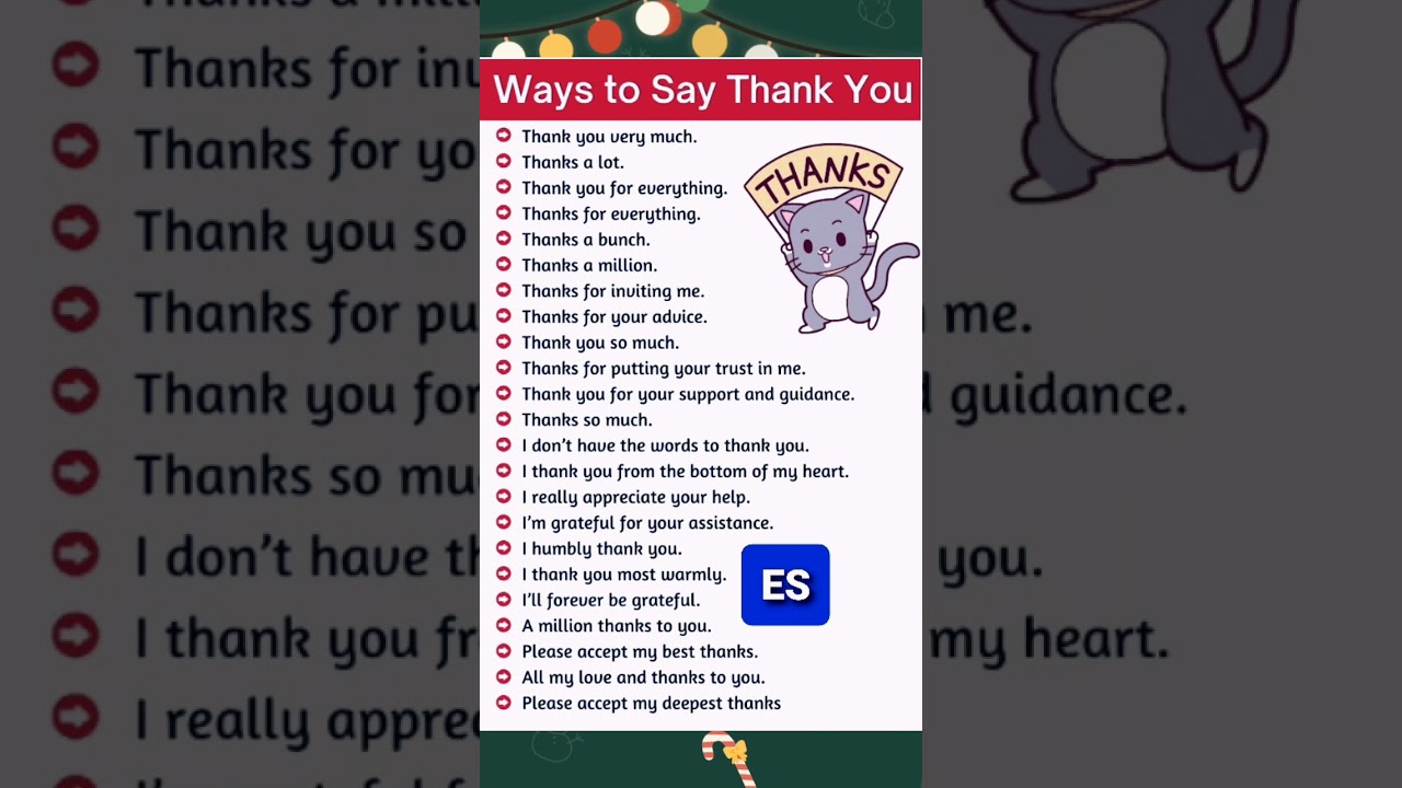Other Ways to Say 
