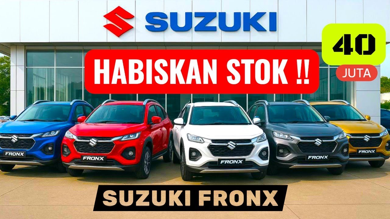 DISKON BOMBASTIS AKHIR TAHUN SUZUKI FRONX 40 JUTA
