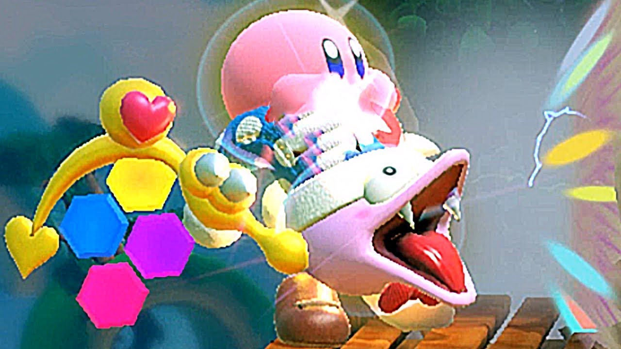 Marx firing his Lazer - Kirby Star Allies