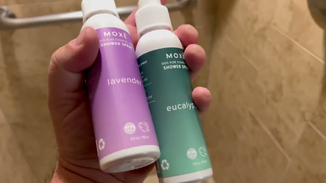 💯 MOXE Oil Shower Mist, Spa Steam Spray,  Follow up Aromatherapy, Tension Relief