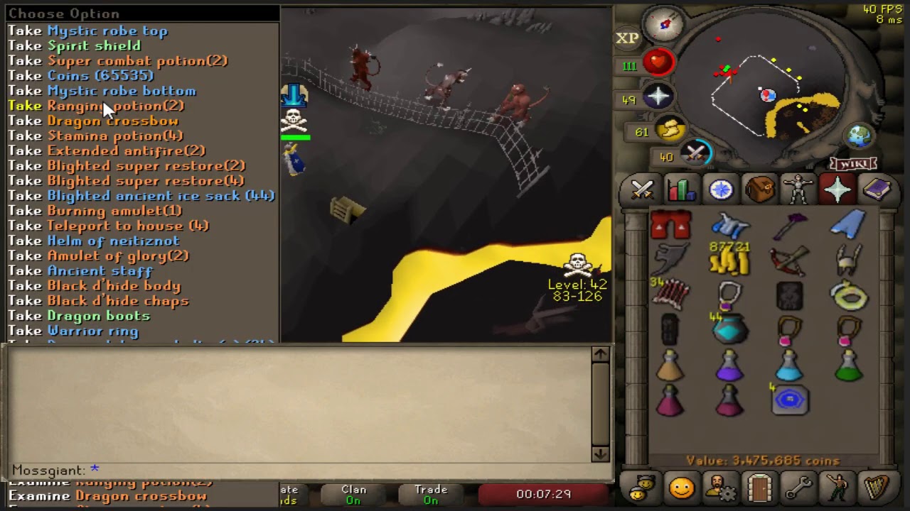 Oldschool Runescape - Deep Wilderness Pking (Elder maul Giveaway)