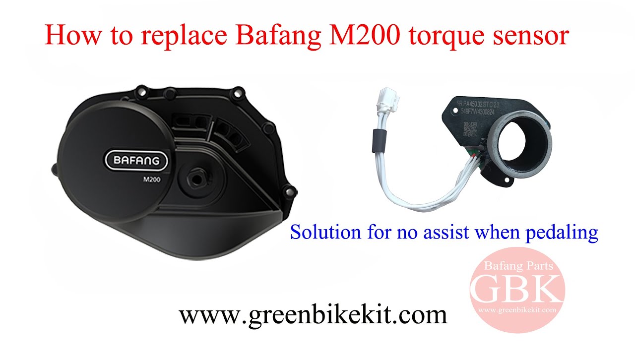 How to replace Bafang M200 Torque sensor