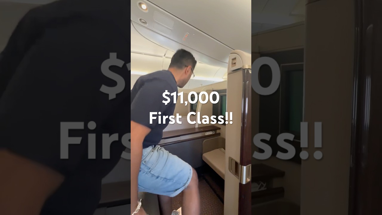 ALONE on $11,000 First Class Saudia Airlines | #aviation #airbus #firstclass | By Lounge Guru