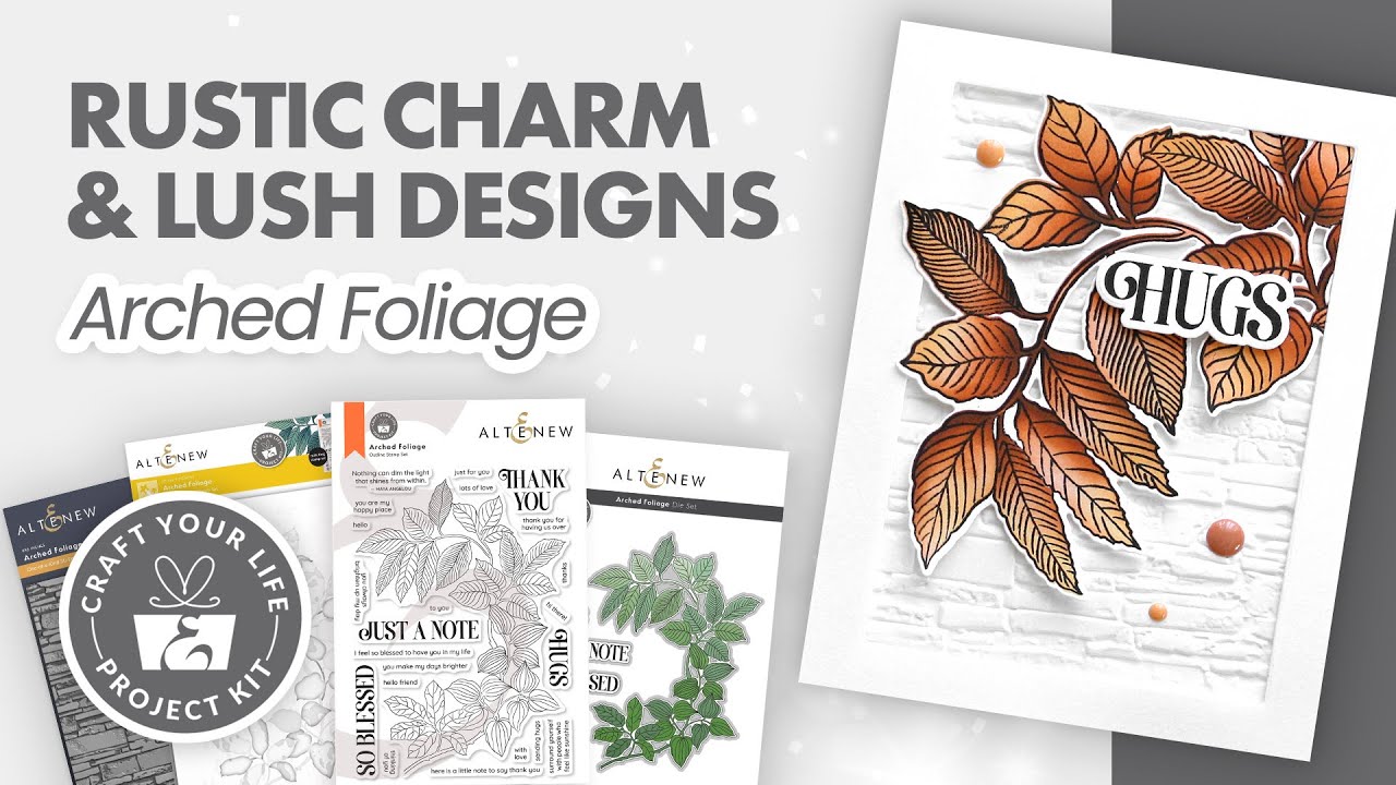 Botanical Cardmaking Made SUPER Easy with This Arched Foliage Set!