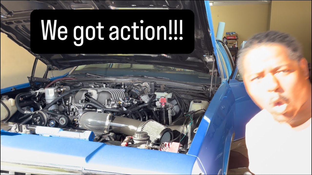 Holley Midmount LSA Supercharged Box Chevy Первый запуск!!!!