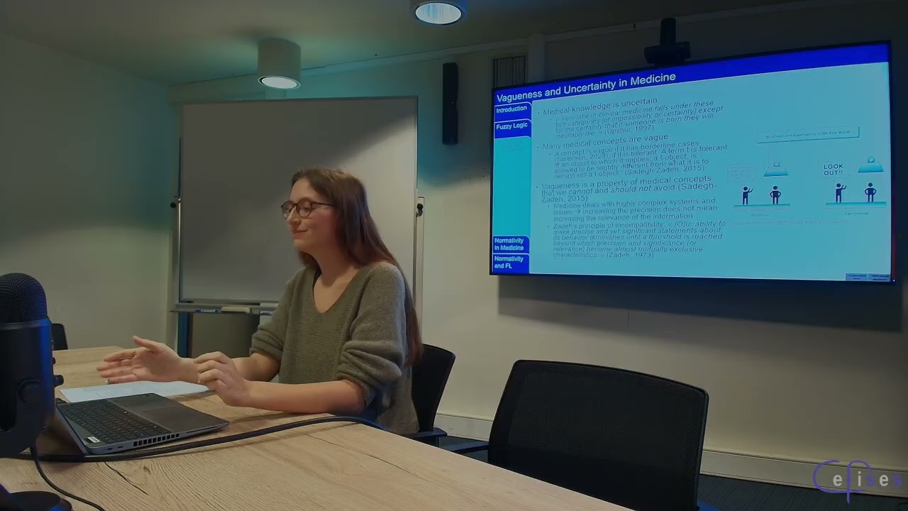 CEFISES Seminar: Victoria Van Gheem, “Formalizing Medical Reasoning”