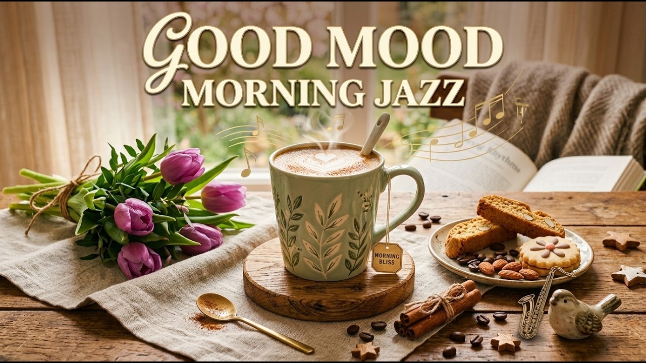 Good Mood Morning Jazz ☕ Cozy Coffee Jazz & Bossa Nova Piano for Joyful Mood