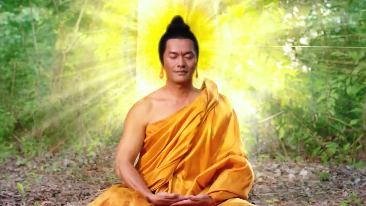 释迦牟尼破除魔王的诱惑，在菩提树下苦修多年，终于修成了正果！