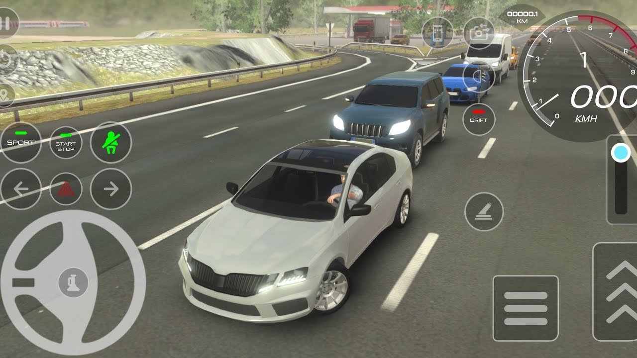Part 9 Car Driving 2025 : School Game - Having fun drifting #cardriving #cardriving2025 
