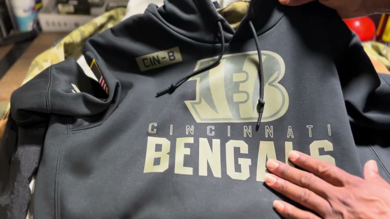 Толстовка NFL Salute to Service 2025 | Распаковка и первые впечатления от Bengals Edition