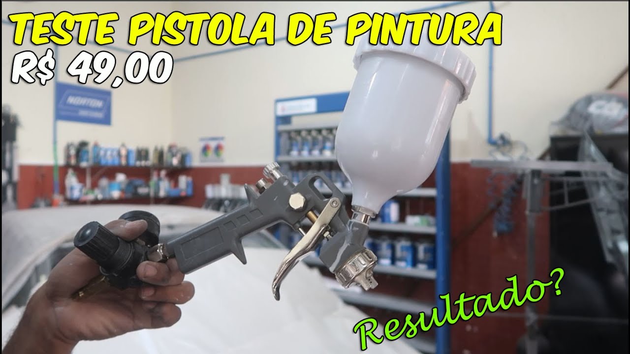 APLICANDO PRIMER PU COM PISTOLA DE PINTURA DE 49,00 - RESULTADO PROFISSIONAL?