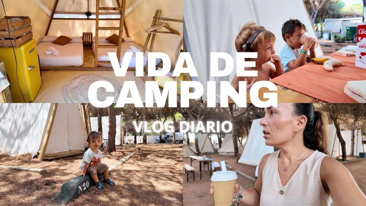 48 HORAS VIVIENDO EN UN CAMPING con DOS NIÑOS PEQUEÑOS⛺️ LO PRIMERO que PENSÉ al DESPERTARME 😅 #vlog