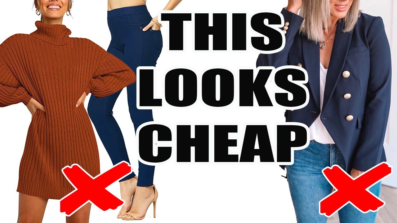 15 Ways Your Clothes Look CHEAP! *What Not to Wear*