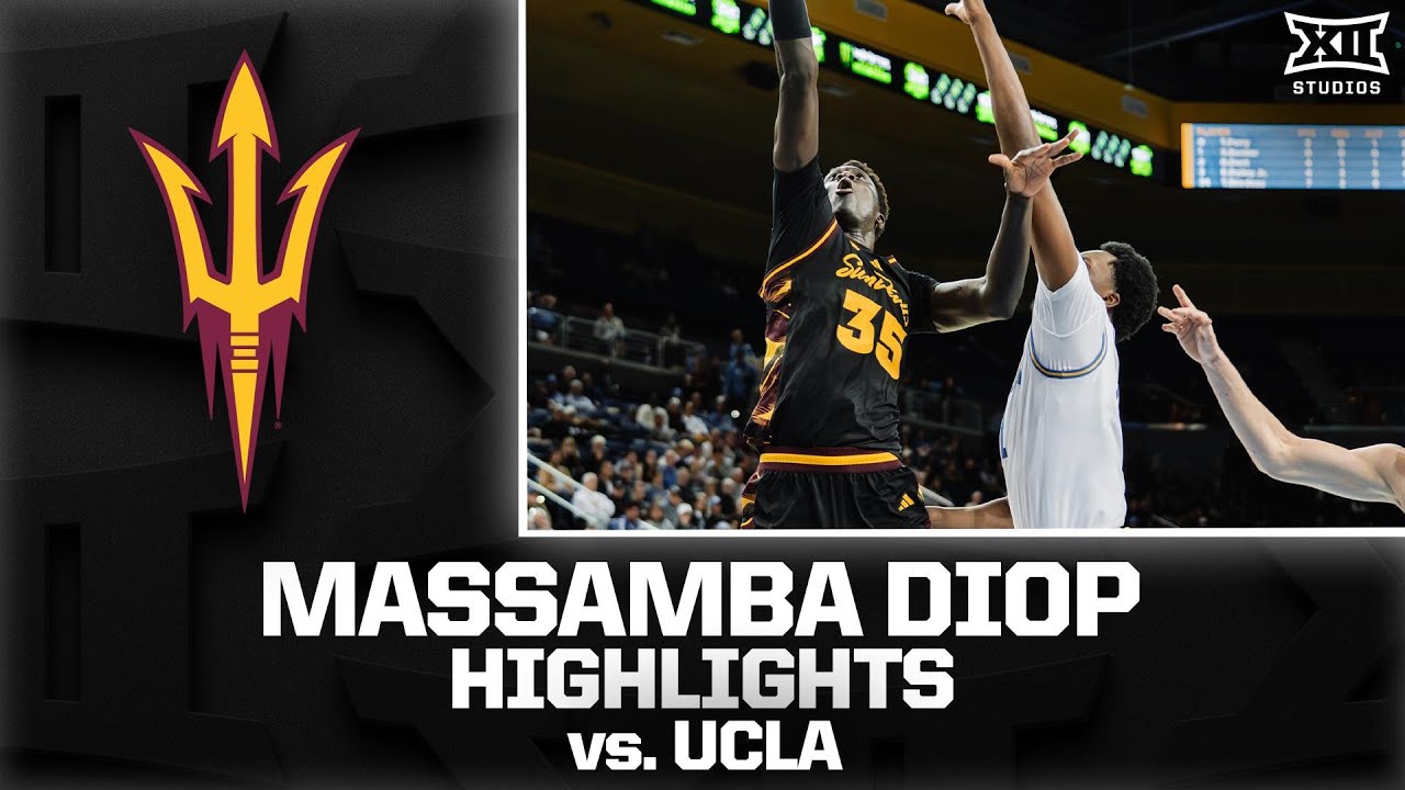 Massamba Diop Highlights vs. UCLA | 2025-26 Big 12 Men’s Basketball