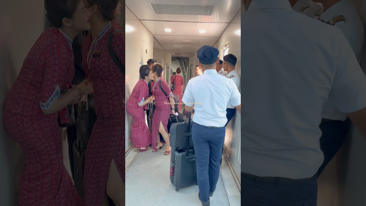 Lihat pramugari & pramugara lion air change crew ‼️ #pramugari #lionair