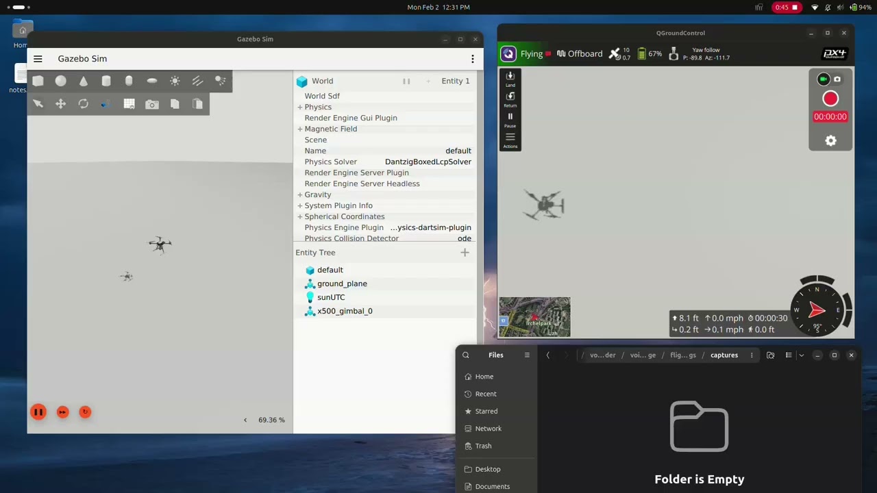 Voice activated drone