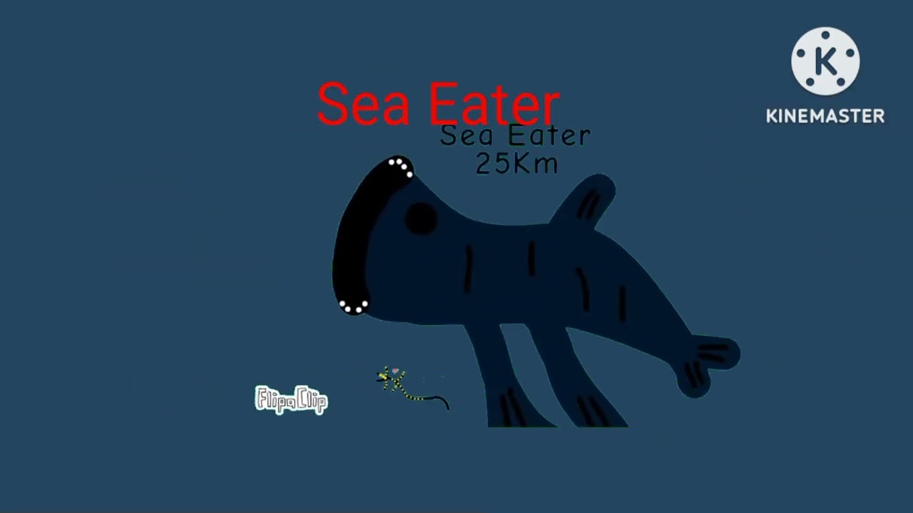 Fish eater fish comparison size sea oshan space size logo ramake speedrun be like