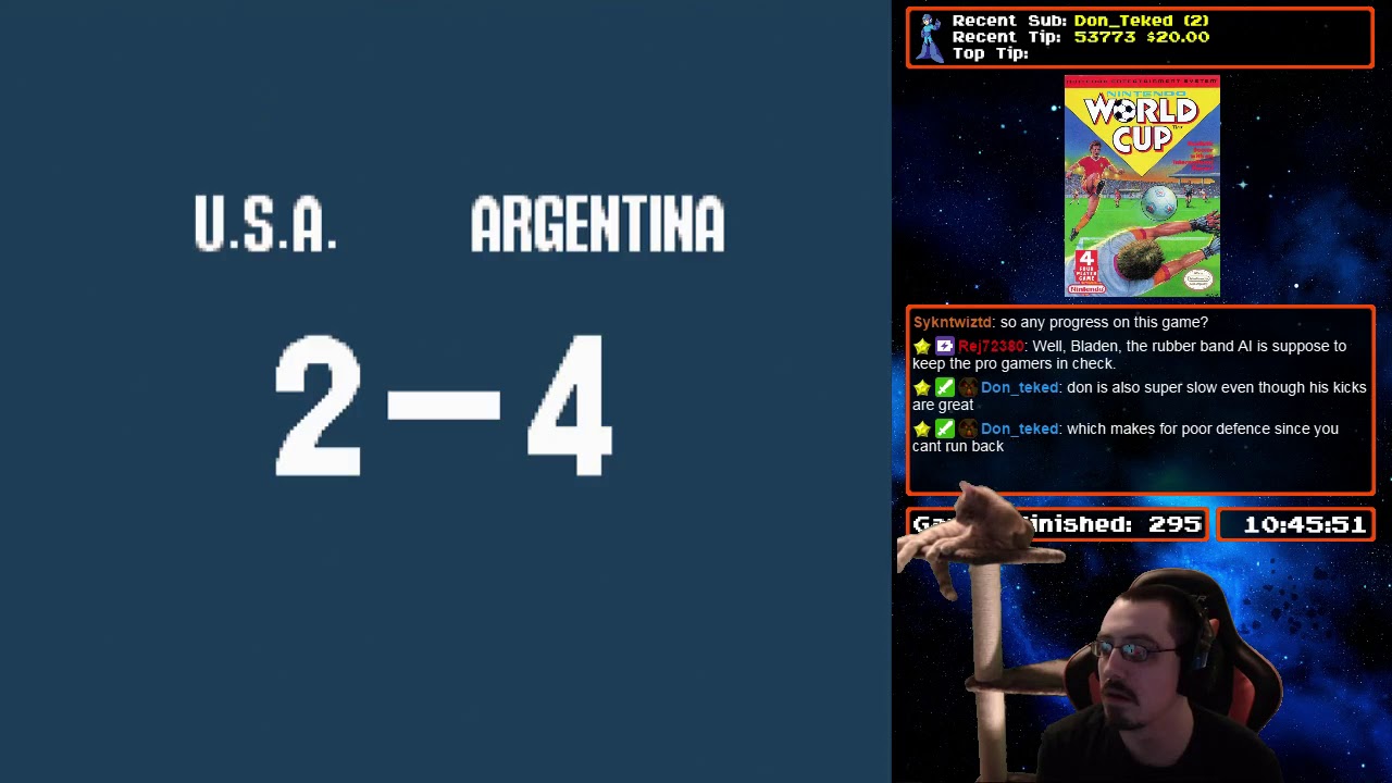 [296] Nintendo World Cup (NES) (Finale) - RetroMasochism