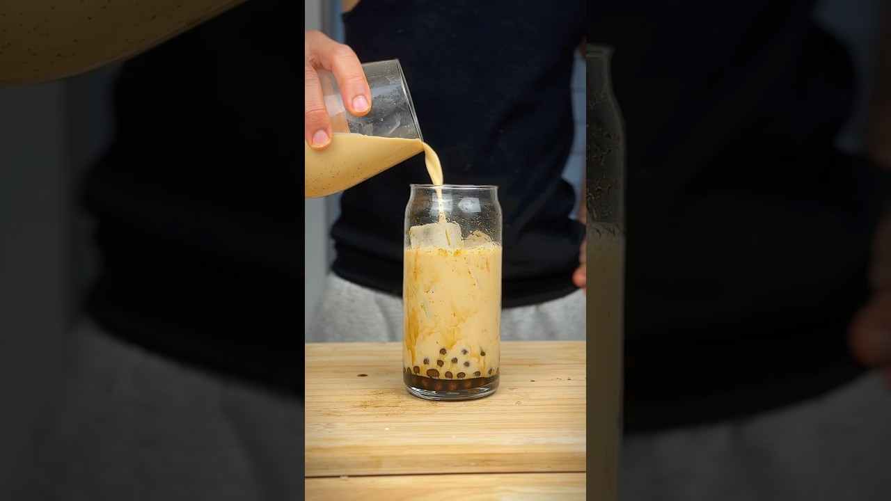 Simple bubble tea or boba tea recipe | Malayalam