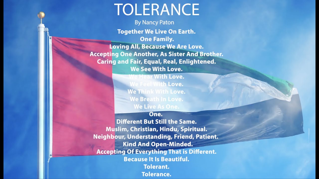 Tolerance A Short Film by Nancy Paton | UAE Year of Tolerance 2019