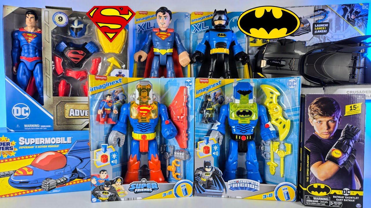 Unboxing of DC Superman vs Batman Toy Review