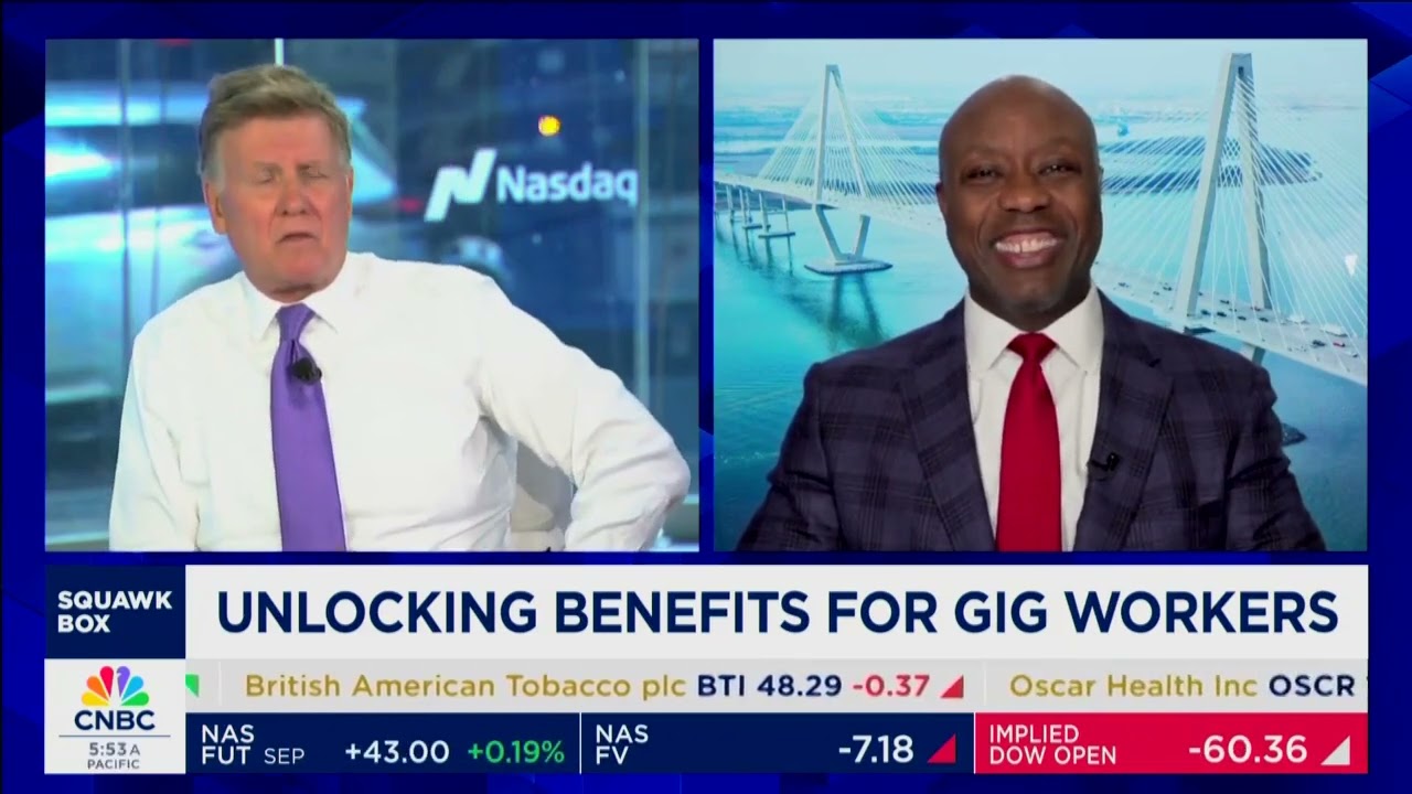 Chairman Tim Scott on Squawk Box 7.8.25
