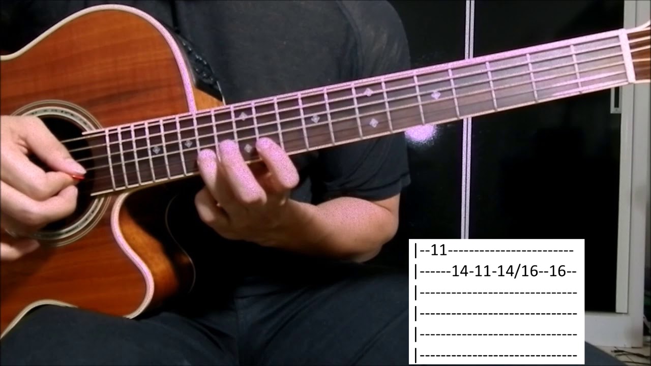 Sweet Child'O Mine Solo do Meio Aula Violão - Guns N'Roses (Tutorial)